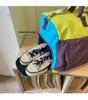 Cross-Border Color Block Travel Bag: Large Capacity, Lightweight, Handheld Sports & Fitness Duffel