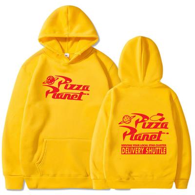 Pizza Planet Serve il Tuo Ammasso Stellare Locale Felpe Unisex Felpa con Cappuccio Casual Vestibilità Regolare Felpe Unisex Felpa con Cappuccio in Pile