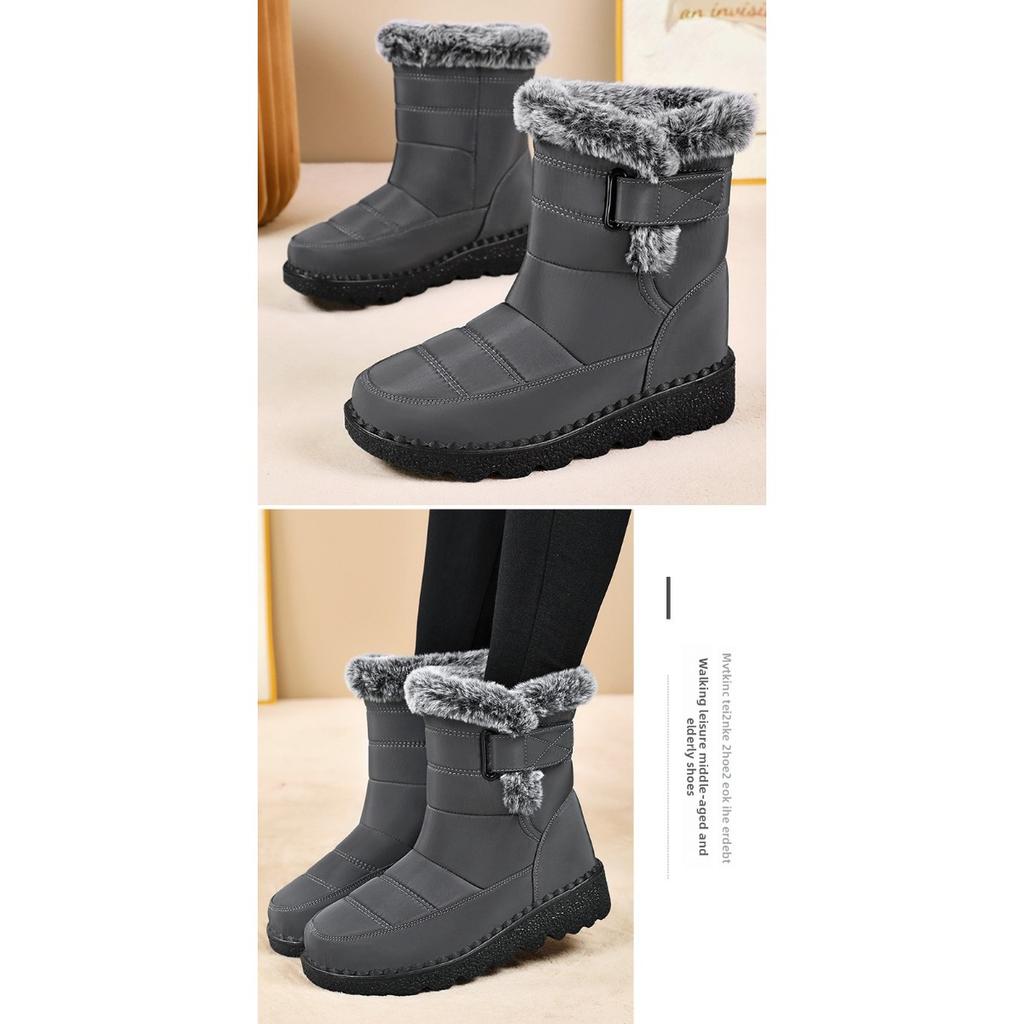 Winter Velvet Warm Women's Velvet Shoes, Casual Snow Boots for Women, with Soft Warm Lining, Fashionable and Trendy Casual Women's Shoes