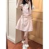 Coffee Break French Sweet Waist Dress Summer Small College Style First Love Pure Milk Sweet Skirt Women's Summer