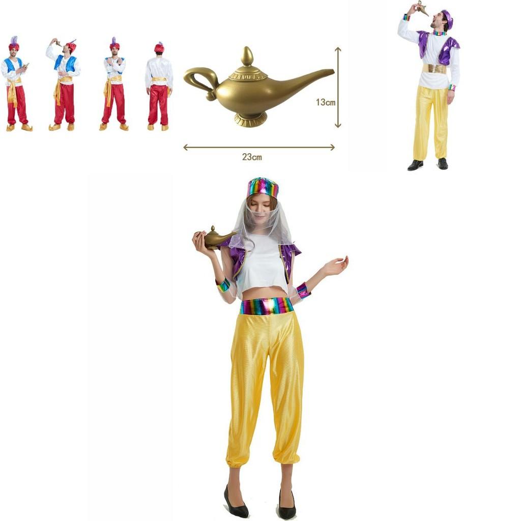 Enchanting Adult Aladdin Magic Lamp Princess Jasmine Cosplay Costume For Events