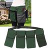 Garden Tool Storage Bag Waist Belt Hanging Pouch 4‑Pockets Organizer Gardening Supplies
