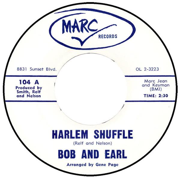

7inch Record BOB & EARL - Harlem Shuffle 104 Marc Records 1963 US Soul/Funk Used