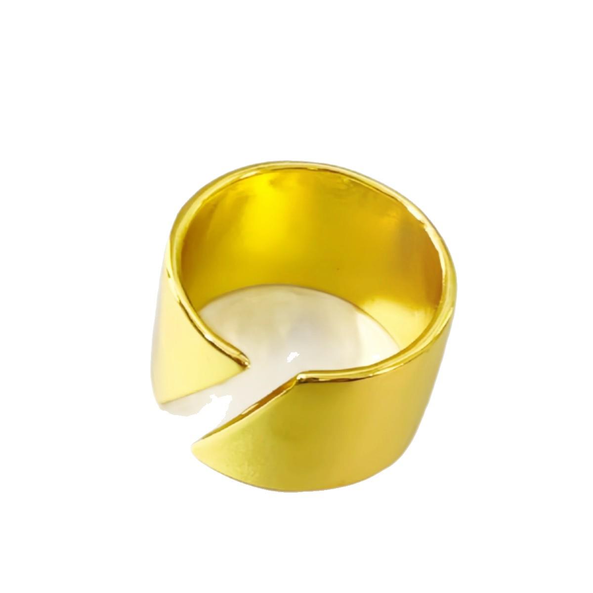 Versatile Retro Dongdaemun Open Ring - Unique Niche Style золотой