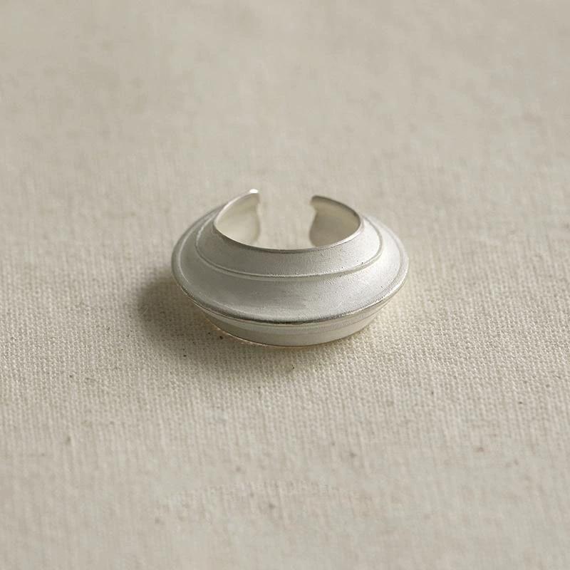 Punk Irregular Geometric Ear Cuff Earrings for Women Men Girls Non-Piercing Silvery Metal Ear Clip Earring Fashion Jewelry Party