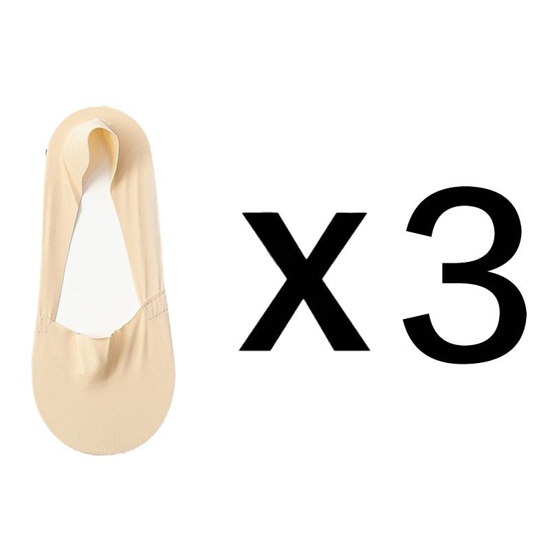 

3 пары женских носков, одинаковые повседневные носки высокого качества, летние нескользящие невидимые короткие носки с тонкой хлопковой подошвой, дышащие EU35-39