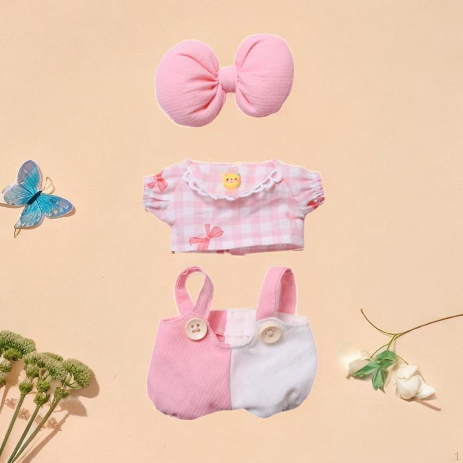 

Комплект одежды для кукол с брюками и аксессуарами для девочек pink set