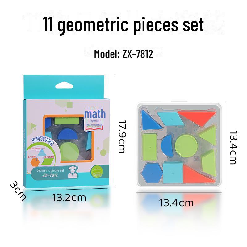 

Большой набор головоломок по геометрии для начальной школы: Образовательная головоломка для детей