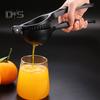 Zitronenpresse aus Edelstahl, rostfrei, ergonomischer Griff mit Aufhängeloch, leicht zu verstauen, rutschfest, manueller Hand-Entsafter