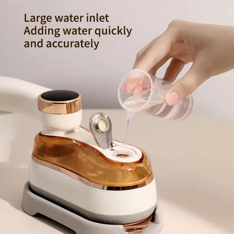 Ręczne żelazko elektryczne z wyświetlaczem cyfrowym, ręczną regulacją temperatury, wysokowydajną szczotką parową