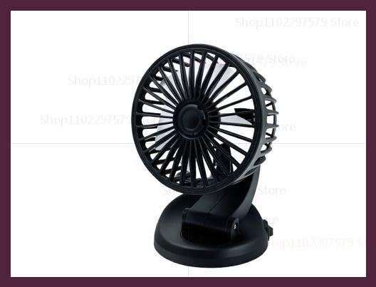 

Portable Car Fan Cooler 360° Adjustable USB 12V 24V Silent Dual Speed Air Ventilator for Sedan Truck SUV and Automotive Use