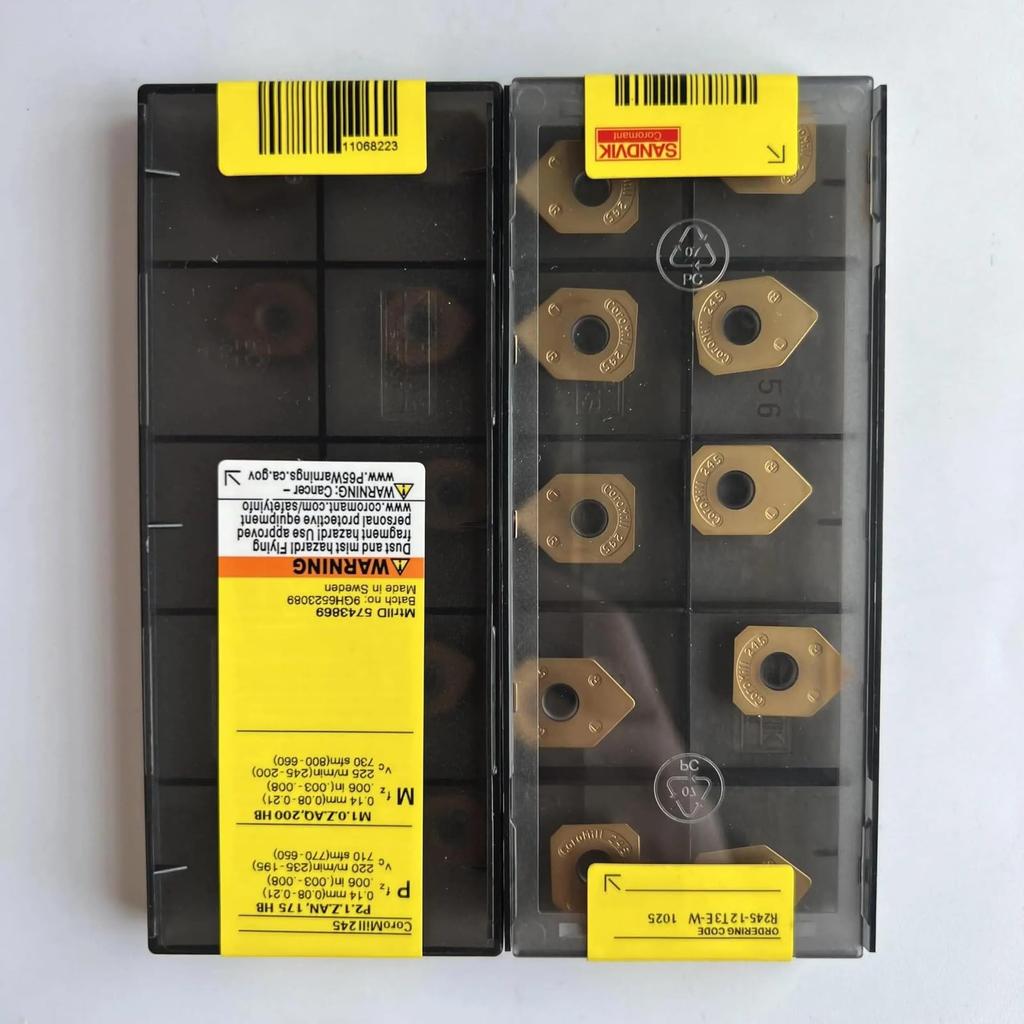 R245-12T3E-W 1025 /Carbide CNC Blade 10 PCS