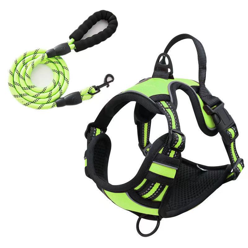 No Pull Dog Harness Large Dog Harnesses Heavy Duty Reflective Easy Control Handle for Large Dog Walking Medium Dogs Pet Supplies