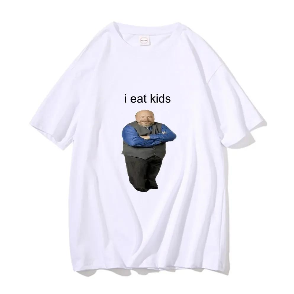 

Bertram Eats Kids Funny Brand Men Women T-shirt I Eat Kids Tees Man Pure Tops Short Sleeve New Black Casual Loose Tshirt S