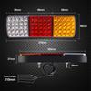 Ygmylandbb LED Truck Tail Lights for and 12V Integrated Turn and Reverse Universal 75 Vehicle Inspection and Set of 2 Trucks, Trailers, Boats, Brake,