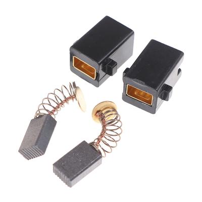 1 Paio Spazzole di Carbone con Portaspazzole Per Trapano a Percussione Bosch Tsb1300/5500 Ricambi