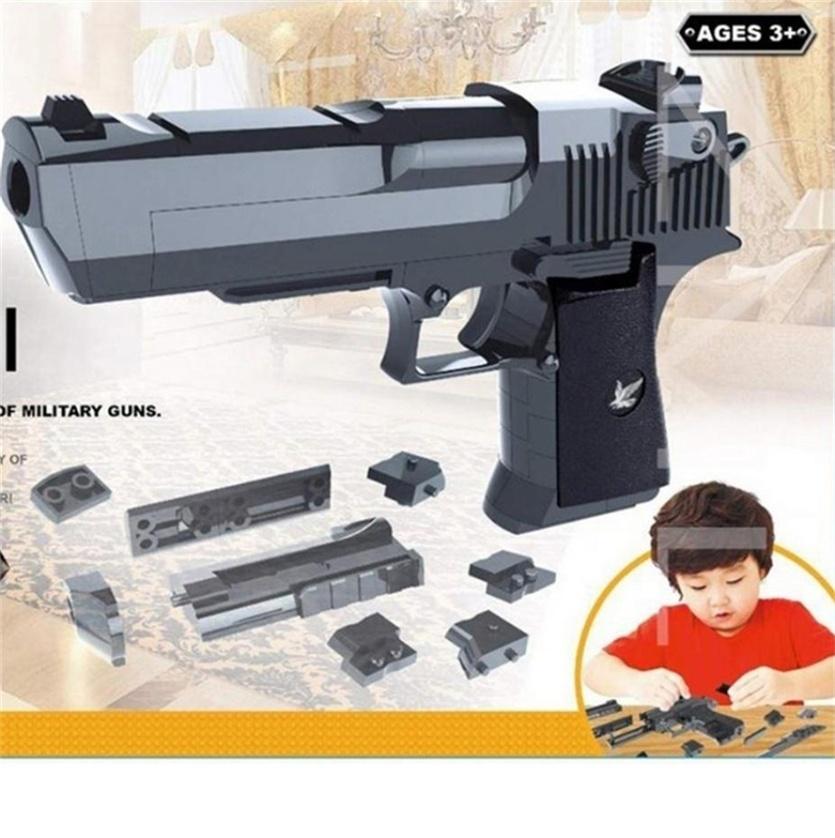 Buy HOT Assembled Desert Eagle M92 Modular Toy Pistol Desert