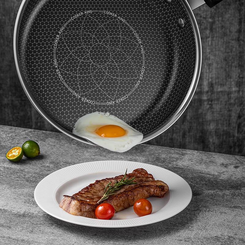 COOKER KING 316 Stainless Steel Non-Stick Frying Pan (26cm)
