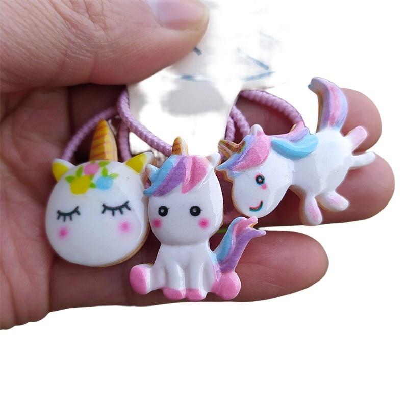 3PCS New Cute Cartoon Clouds Rainbows Princess Headwear Kids Elastic Hair Bands Children Tie Girls Accessories Baby Headdress