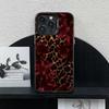 Retro leopard print floral pattern phone case suitable for iPhone 17 16 15 14 13 12 11 Pro/Max/Plus anti drop and shockproof