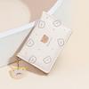 Collapsible Bear Print Wallet Cartoon Coin Purse Mini Short Wallet  Student