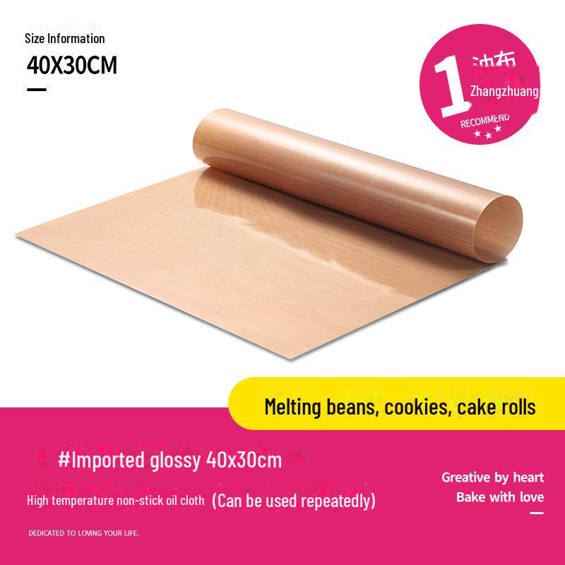 Vysokoteplotně odolný nepřilnavý pečicí papír pro opakované použití