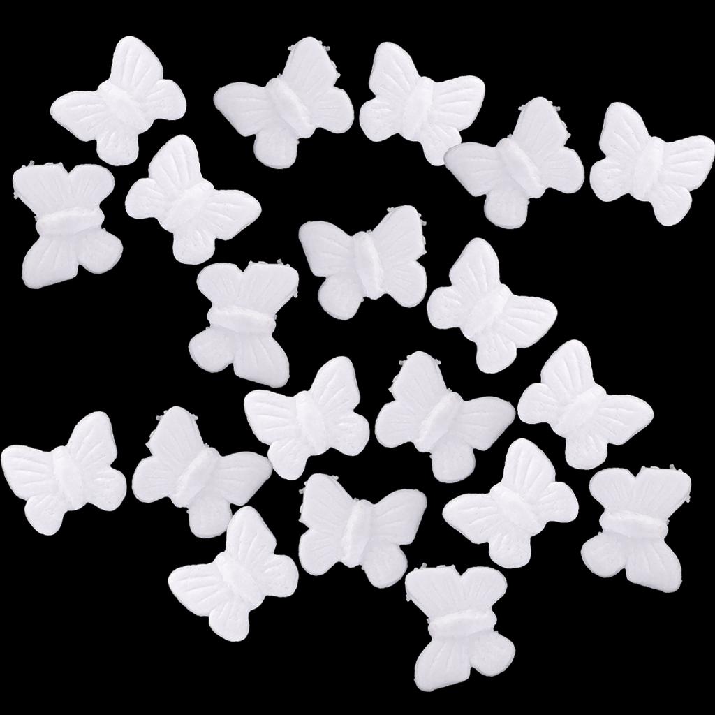 

20PCS Butterfly Shaped Foam Ornaments for DIY Modelling Craft 60MM
