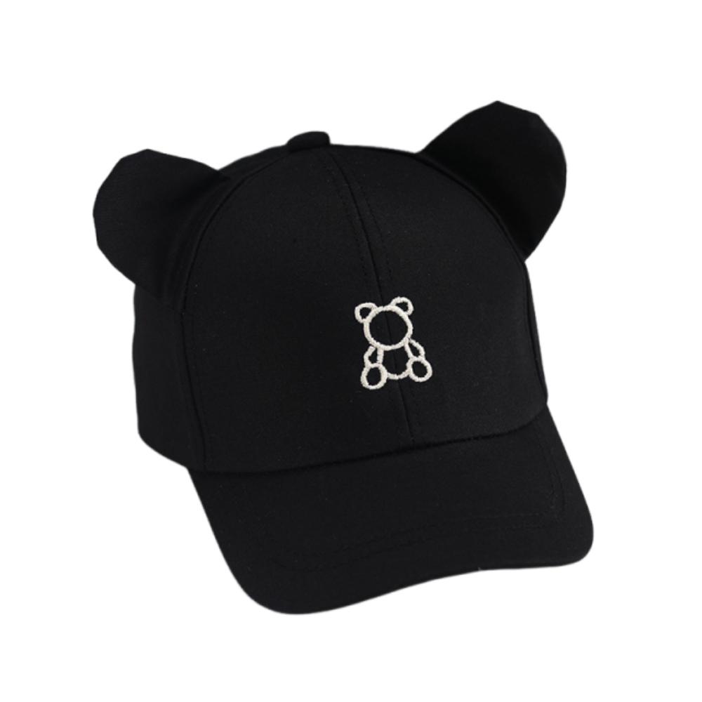 Cartoon Bear Toddler Peaked Cap Cute Baby Sun Visor Hat Children Sports Hats School Use