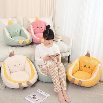 Coussin de siège simple dessin animé gonflable entouré coussin de siège futon coussin pour chaise de bureau de filles coussin lombaire petit canapé pour enfants cadeau d'anniversaire