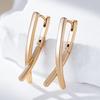 Orecchini Pendenti a Croce Geometrici a V alla Moda per Donne Orecchini Color Oro Vintage Gioielli Regali