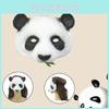 Cute Panda Mask For Halloween And Cosplay Parties High-quality Pu Material