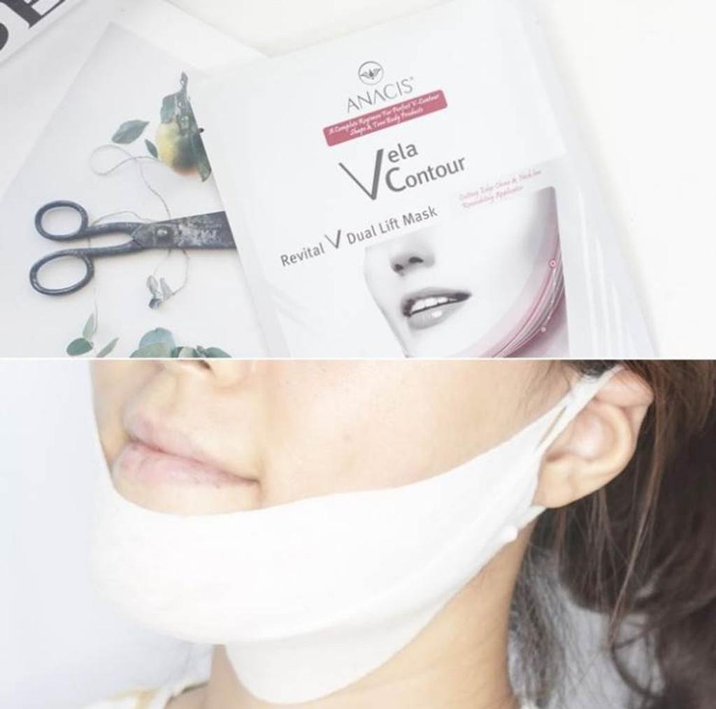 Bella Contour Facelift Halsfalten Straffung V-Line Masken-Packung 2er-Set + 1 Hals-Maske + 1 Hals-Creme 7g