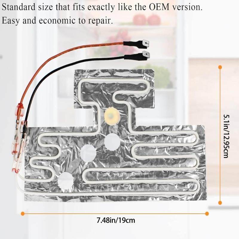 Refrigerator Heater Repair Part Heater Replacement Refrigerator Heating Part Refrigerator Garage Heater Metal Texture
