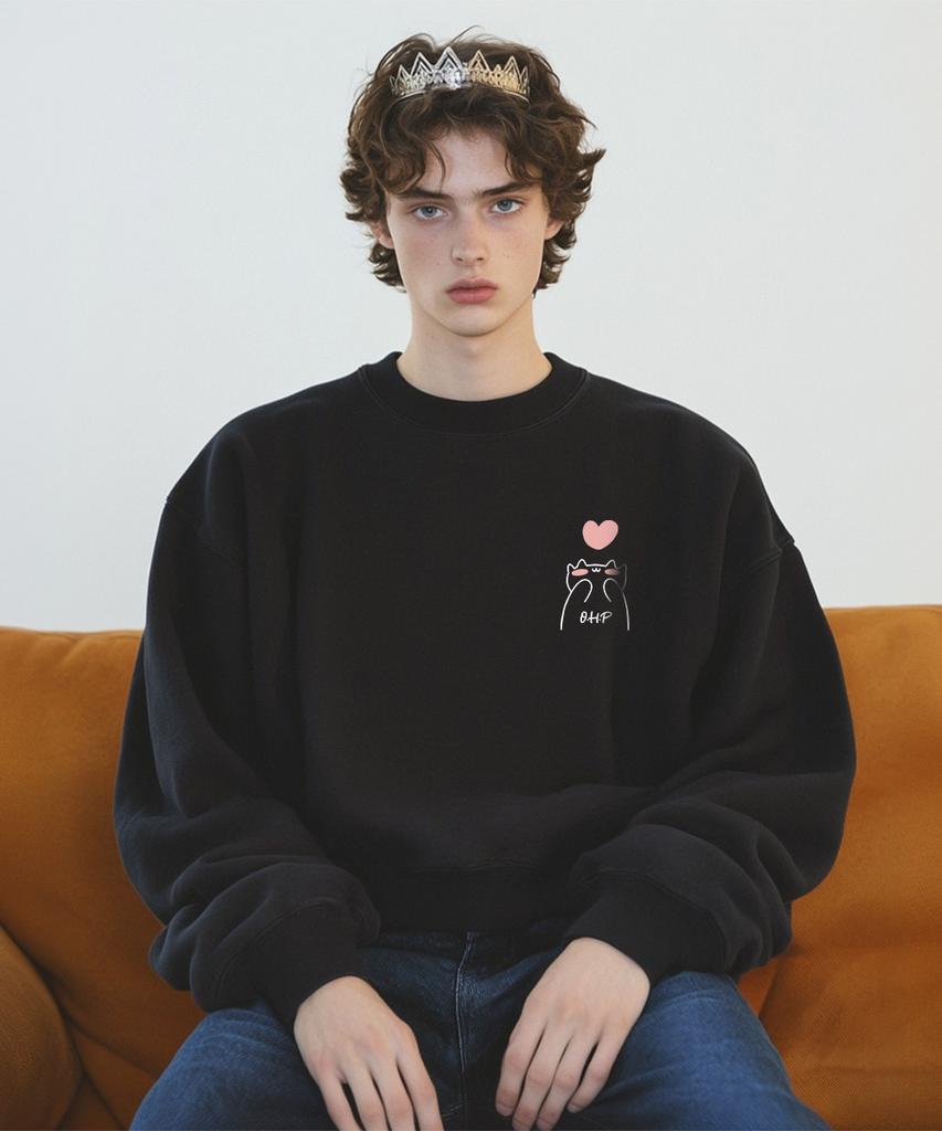 OHP Ohpxharmonia Catheart Fleece-Lined Sweatshirt