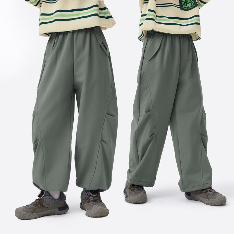 Boys  Casual Parachute Cargo Pants 130