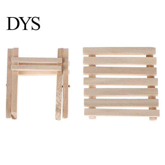 Mini Furniture Model 1:12 Folding Table Handicraft DIY Beach for Kids Dollhouse Accessory