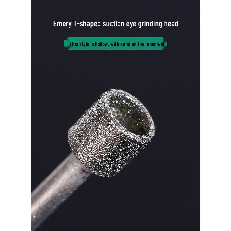 Mansharui Diamond Jade Carving Tool Set: Eye-Catching Grinding Head & Hollow Drill Bit Punching Needle
