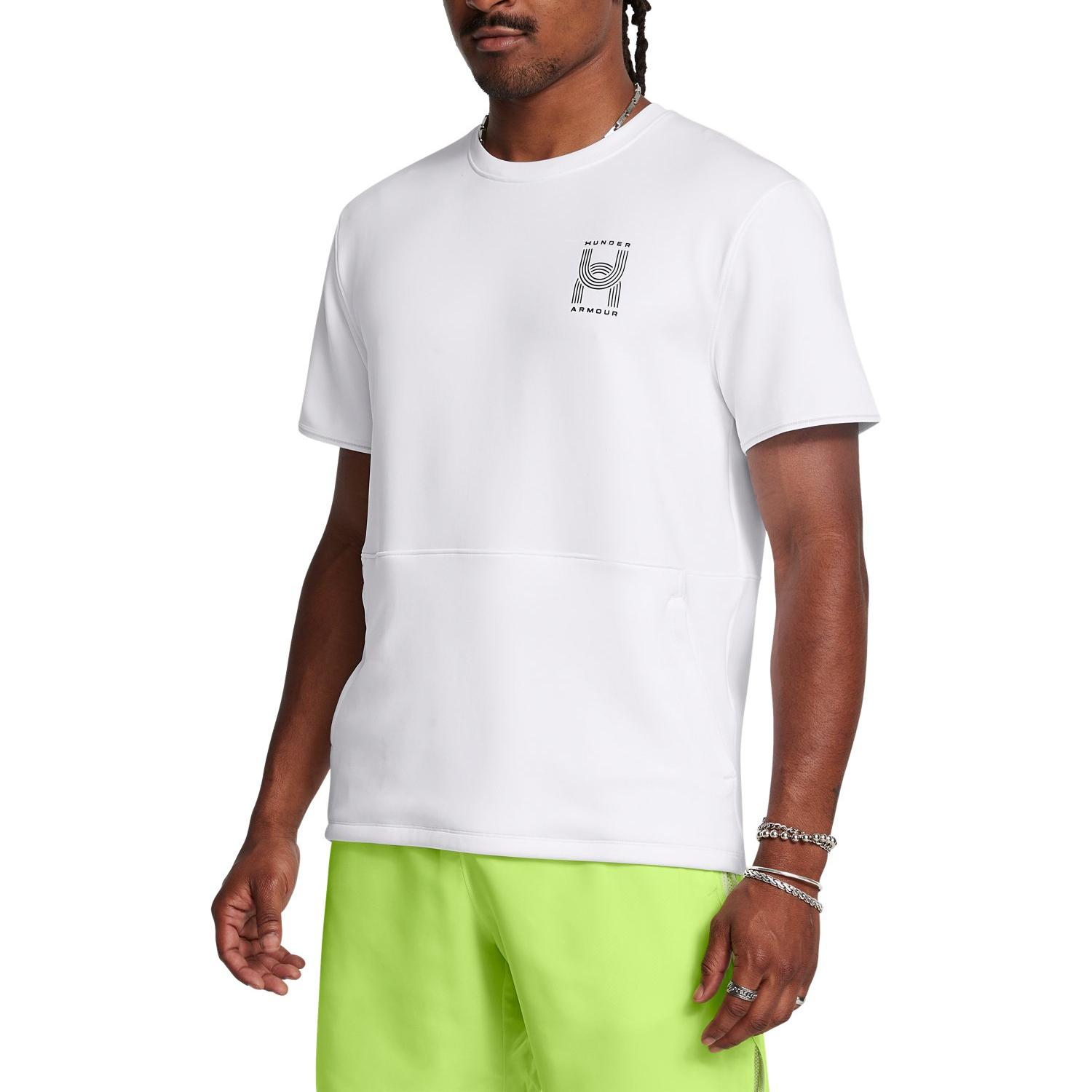 Under Armour FW24 T Shirt Men s White 1386621-100 2XL