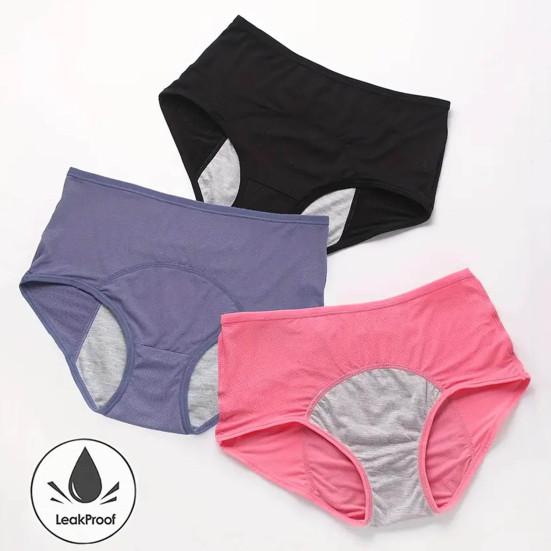 8 Peças Calcinhas Menstruais Femininas Masculinas Malha Vazada Cor Sólida Tamanho Plus Levanta Bumbum Cintura Alta Elásticas À Prova de Vazamentos Calcinhas de Período Roupa Íntima Feminina