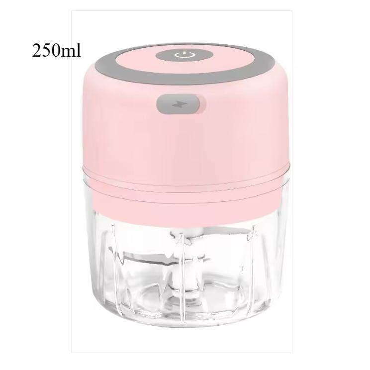250ML Electric Garlic Grinder Household Multifunctional Meat Grinder Wireless Portable Mixer for Baby Food Processo