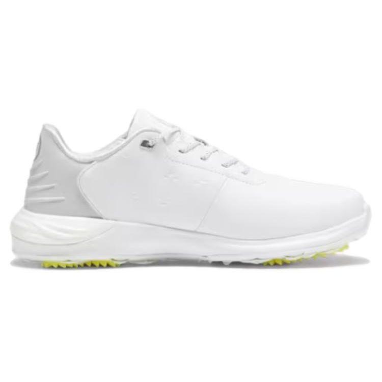 Puma Phantomcat Men's Low Top Golf Shoes White Yellow Cushioned Wear Resistant 378939-03