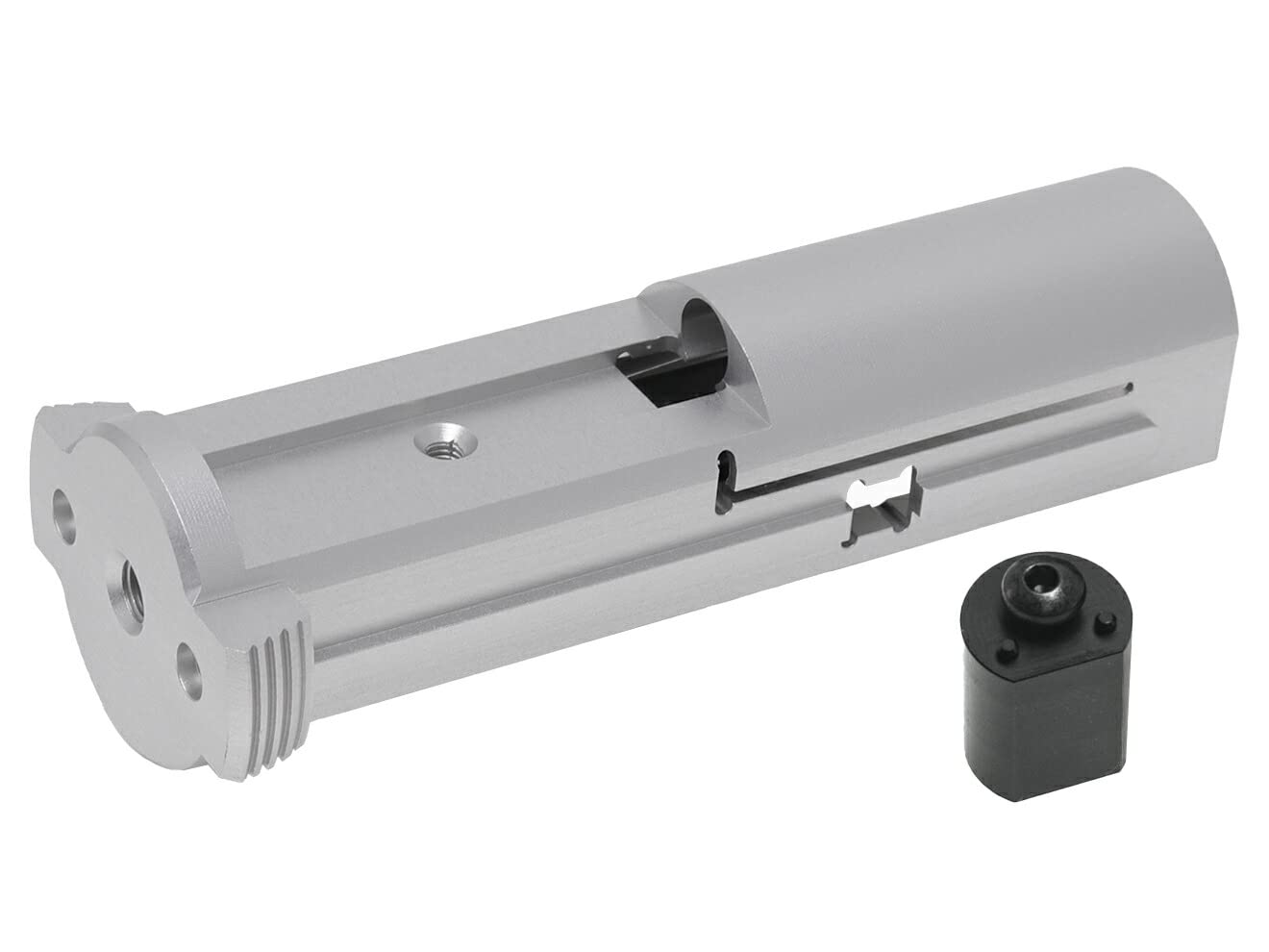 

COWCOW TECHNOLOGY A7075 CNC Ultra Lightweight Blowback Unit for ActionArmy AAP-01 Silver