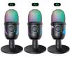 Enping USB Gaming Condenser Microphone with RGB Lights for Streaming & Karaoke