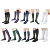 Atmungsaktive Kniestrümpfe für Herren aus Nylon: Halbtransparente Formelle Business-Socken für Formelle Anlässe