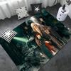 L-Lords Game Rings Hallway Carpet Retro Multiple Choice Living Room Kitchen Rug Non-Slip Welcome Rug