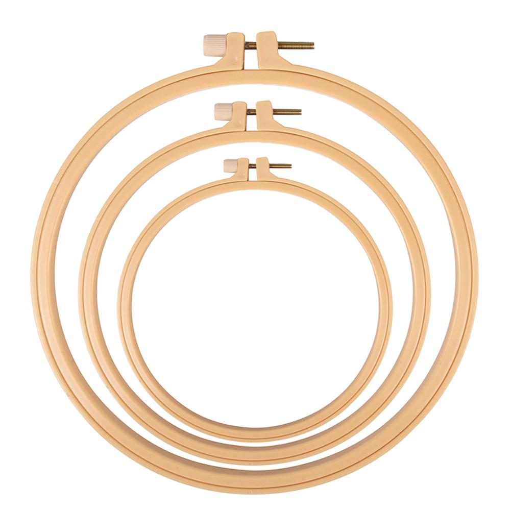 1Pc 5/6/8Inch Round Wooden Handy Cross Stitch Machine Embroidery Hoop Ring Bamboo Frame Embroidery Hoops DIY Craft Sewing Tools