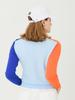DOYOUKNOWMC Soft Blue Logo Jacquard Round Knit With Good Stretch