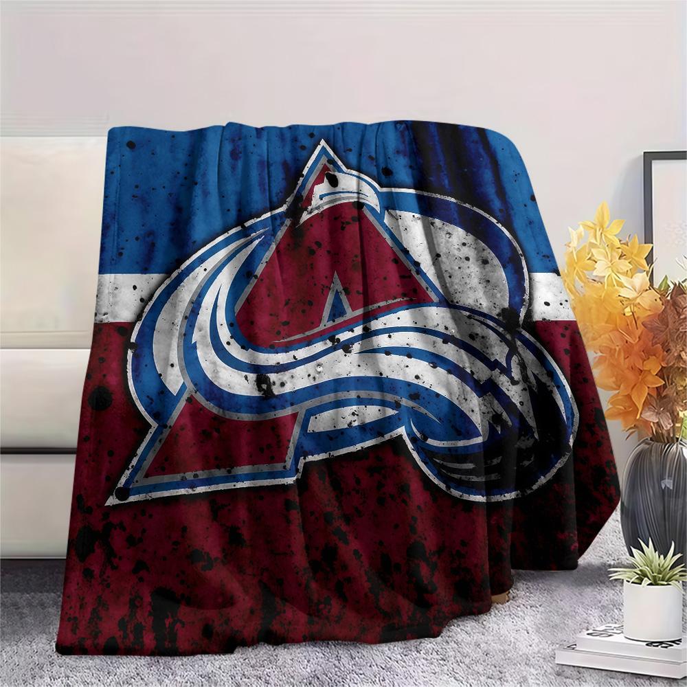 Colorado Avalanche2 Flannel Blanket, High quality Comfortable for All Seasons, Home Decor, Warmth and Comfort