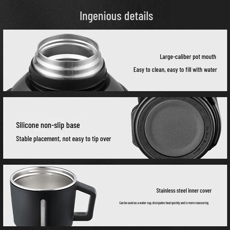 SUPOR 2.5L 304 Stainless Steel Vacuum Insulated Thermos