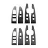 LHD/RHD For Kia Sorento MQ4 -2026 Car Turning Carbon Fiber Window Button Cover Trim Interior Accessories